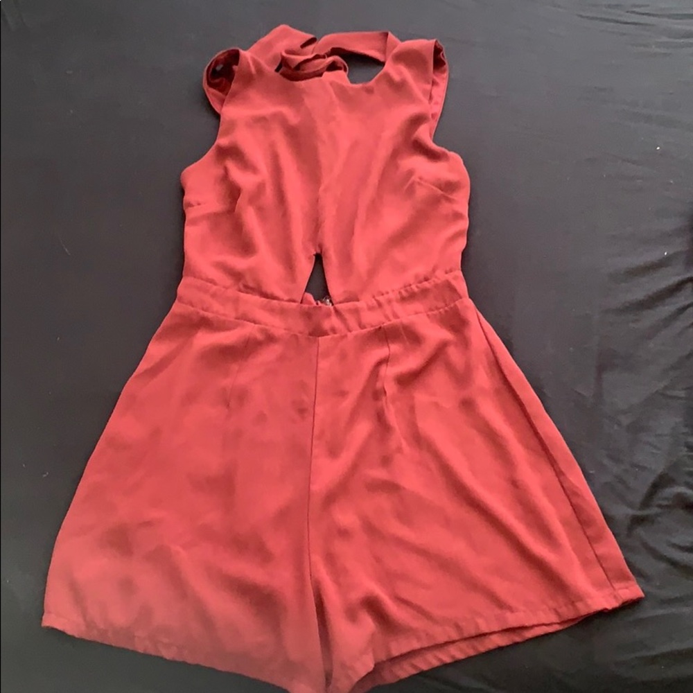 Red romper